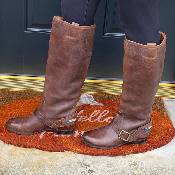 Lucky Brand Shoes - Lucky Brand Southwestern Pull-on Riding Boots